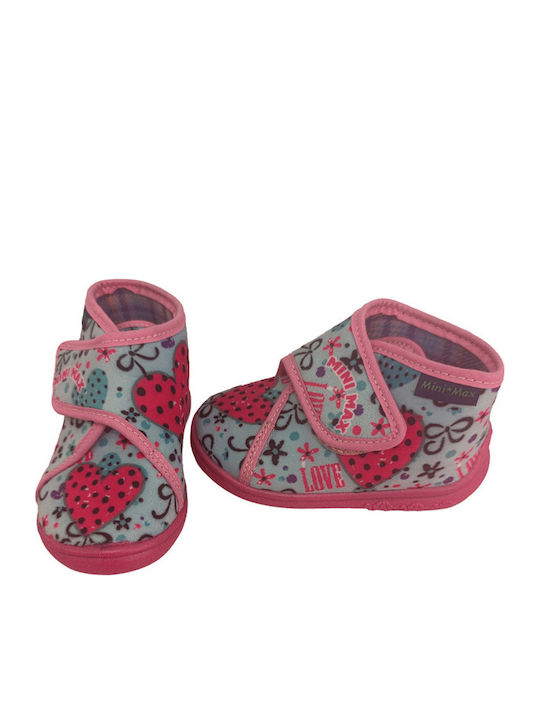Anatomische Kinderhausschuhe Rosa