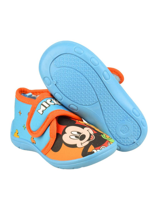 Mickey Mickey Kinderhausschuhe Hellblaue
