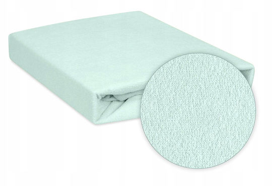 Multitex Wasserdichtes Baby Matratzenschoner Für Krippe Frotte Antibakteriell mit Vlies Zusammensetzung mit Elastische Bänder 60x120x10cm
