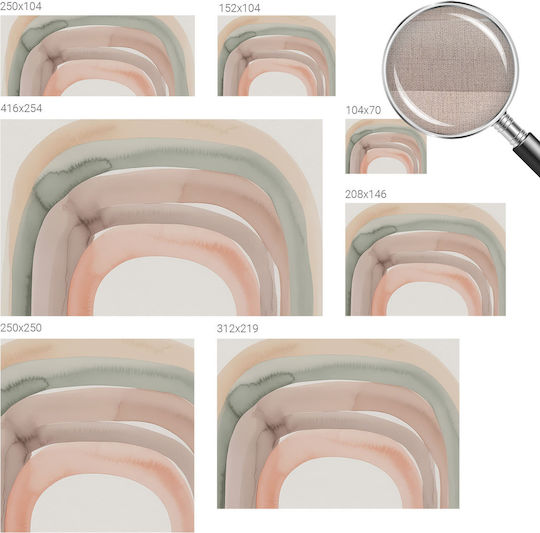 Kinder Tapeten Magicstick Pastell Bögen Entspannung Leckerei 104x70
