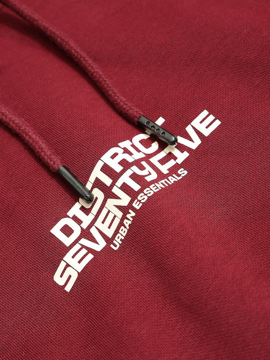 Women's Hoodie Sweatshirt Burgundy