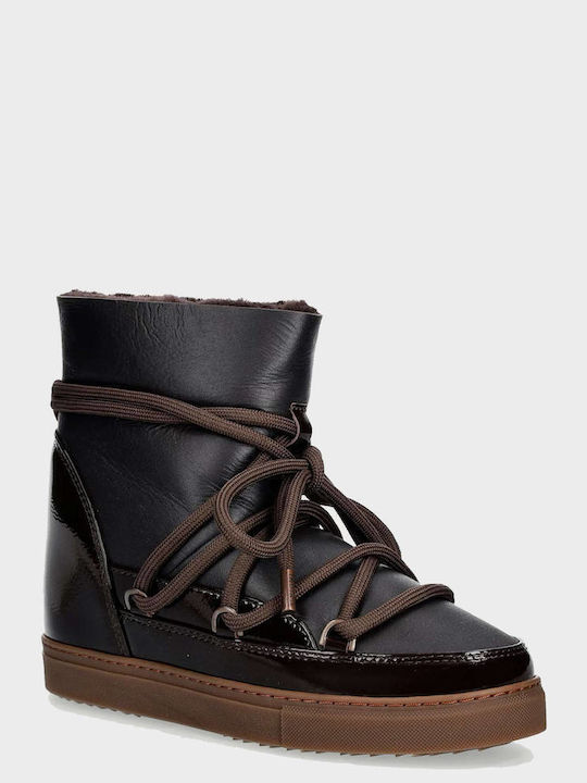 Women's Ankle Boots from Brown Patent Leather