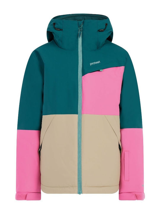 Snowjacket Kids Casual Jacket Short Rainstorm Blue