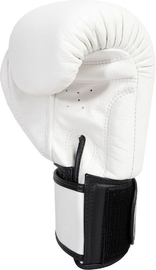 8 Weapons Big 8 Premium Boxhandschuhe Leder für Wettkampfhandschuhe Weiße