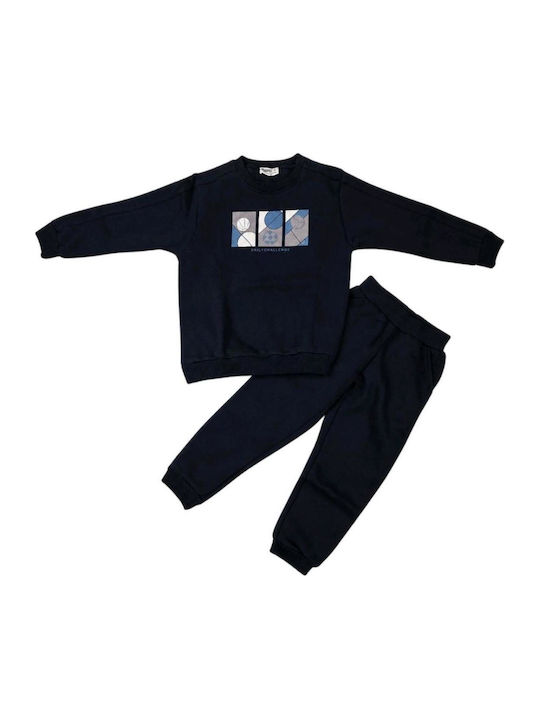 Kids Sweatpants Set Blue