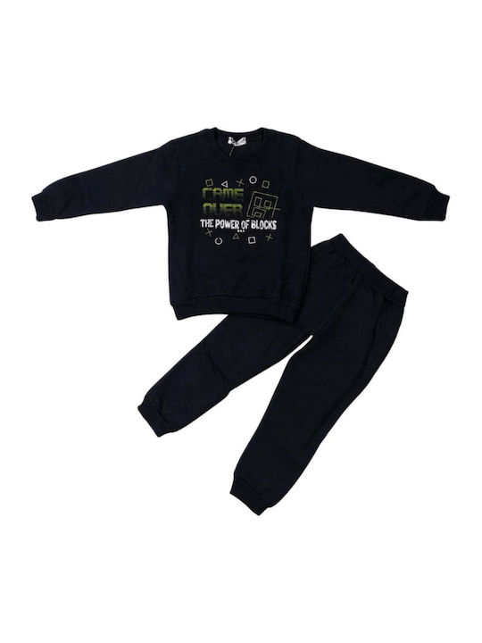 Kids Sweatpants Set Blue