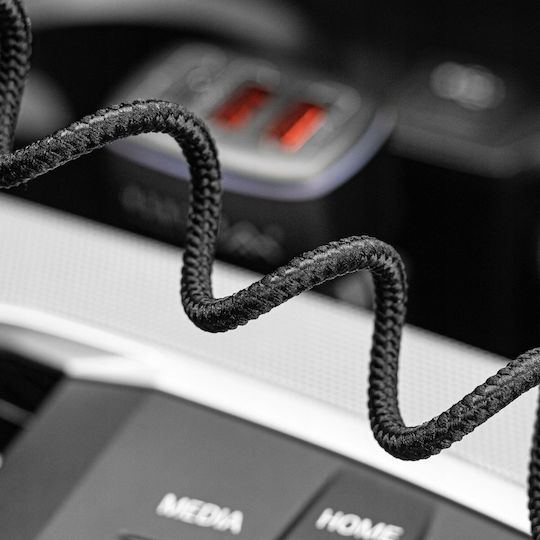 Montis Spirale Kabel USB Typ-C männlich - USB-A Schwarz 1,5m 6480395