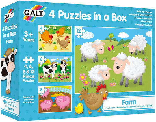 Puzzle Pentru Copii Farm Galt Toys