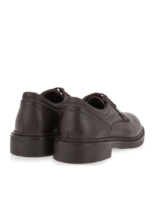 Leather Men's Casual Shoes Brown