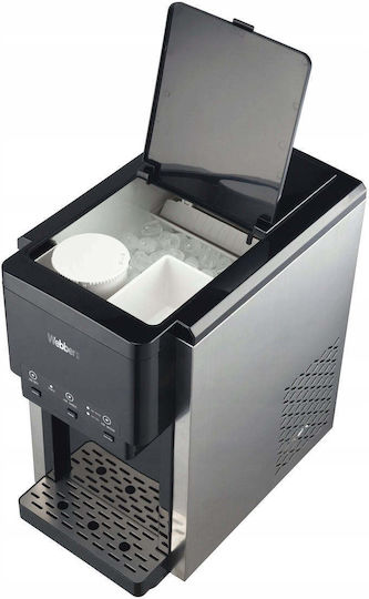 Webber Ice Crusher Machine with Daily Ice Making Capacity 20kg and Storage 1.6kg