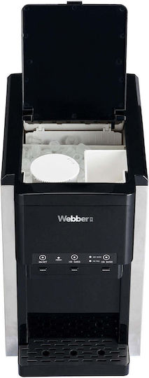Webber Ice Crusher Machine with Daily Ice Making Capacity 20kg and Storage 1.6kg