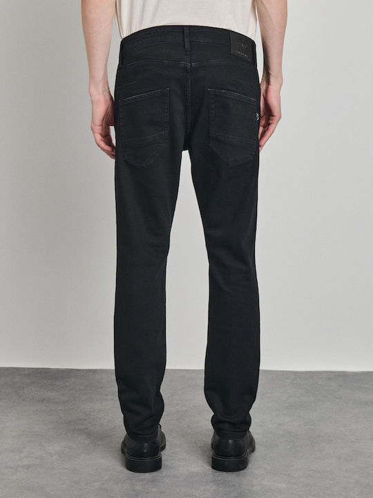 Herren Jeanshosen Regular Fit Schwarz