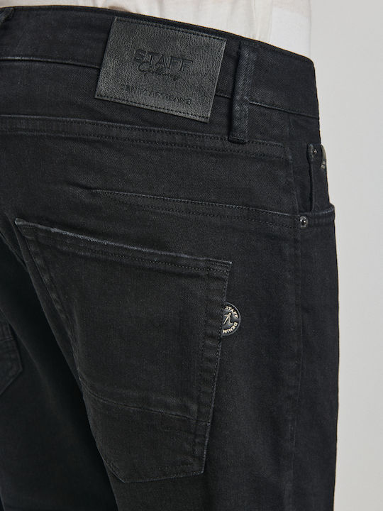 Herren Jeanshosen Regular Fit Schwarz