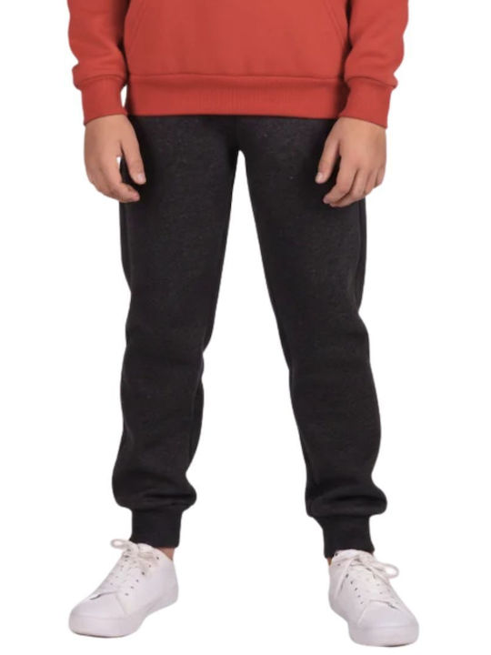 Kids Tracksuits Orange Dark with Charcoal 2 Pieces