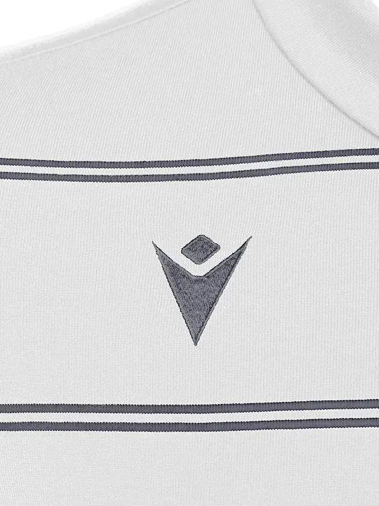 Men's Short Sleeve Polo Blouse White