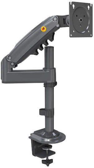 North Bayou H100G Desk Mounted Monitor Stand up to 35" with Extension Arm