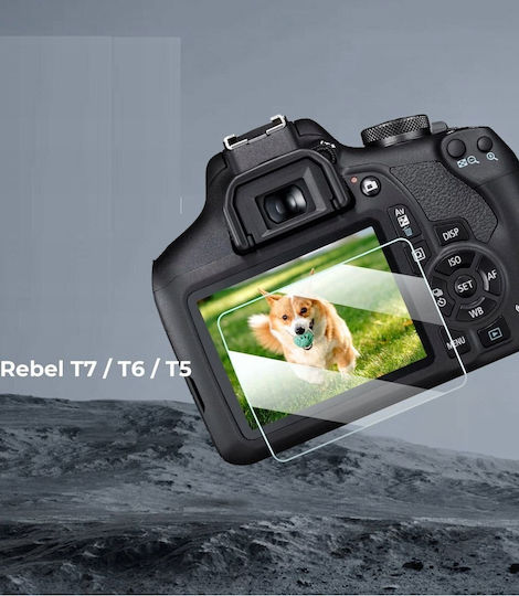 Set 3 Screen Protectors Glass Screen Protector 3x Iso Protector Canon Rebel T7 T6 T5 K&f Concept Sku.2192