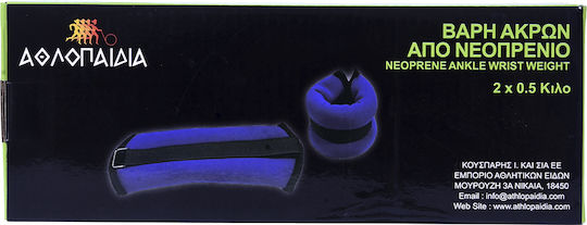 Αθλοπαιδιά Βαράκια Άκρων 2 x 1.5kg
