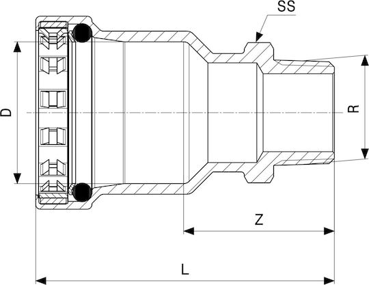 Viega Kontraktion 4" 101,6mm