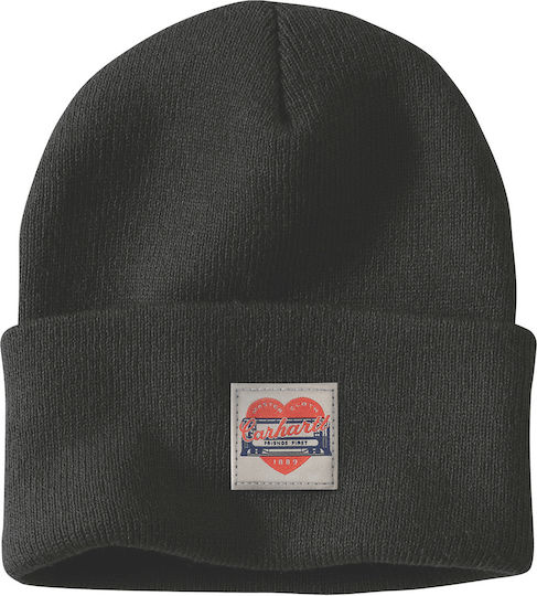 Beanie Unisex Căciulă cu Tricotaj Rib în Culoare Kaki