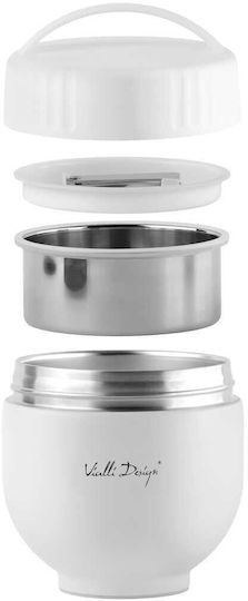 Vialli Design Vialli Design Thermosflasche 680ml Weiß