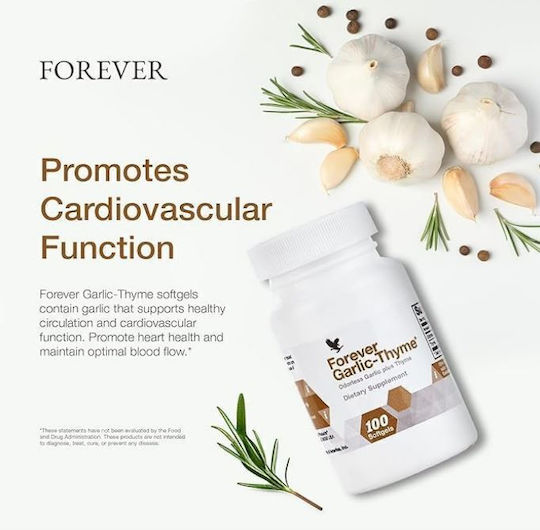 Forever Garlic-Thyme 100 Odorless Soft Capsules