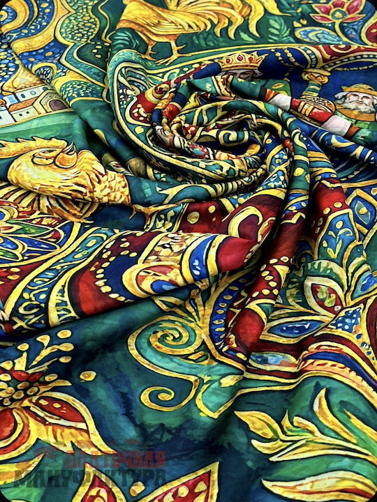 Women's Silk Multicolour Shawl