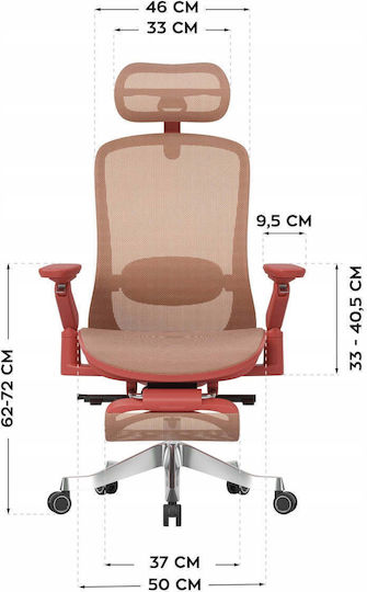 Mark Adler Leadpro 8.7 Scaun de Birou cu Masaj și Brațe Reglabile Roșu Mark Adler Leadpro 8.7 Scaun de Birou cu Masaj și Brațe Reglabile Roșu