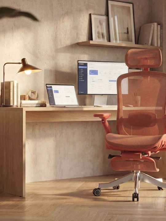 Mark Adler Leadpro 8.7 Bürostuhl Friseurwaschbecken mit Einstellbaren Armen Rot