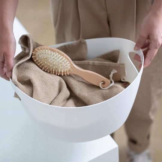 Koziol Plastic White Storage Basket 4.5lt
