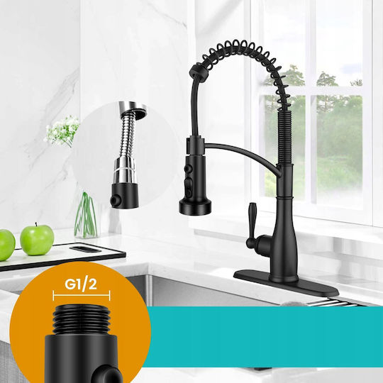 N'Oveen Flexibel Spritzfilter Wasserhahn mit Filter