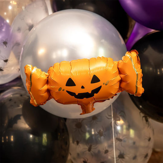 Set 5 Halloween Folien Luftballons Orange