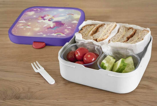 Rosti Mepal Campus Kunststoff Kinderlebensmittelbehälter Dinosaurier 1,65l 18,2 x 18,2 x 6,1cm