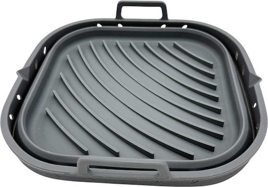 Mplco Quadratischer Zusammenklappbarer Silikon-Ofen-Insert 22 X 22cm