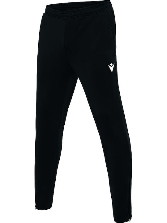 Walo Herren-Sweatpants Glänzende Schwarz Jogginghose