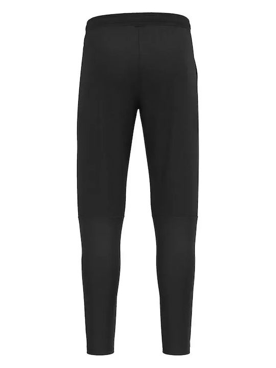 Walo Herren-Sweatpants Glänzende Schwarz Jogginghose