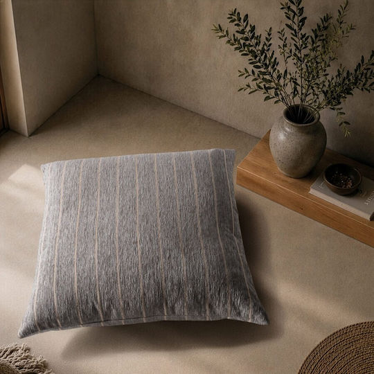 Teoran Βρεφική Μαξιλαροθήκη Charcoal Grey 50x30εκ.