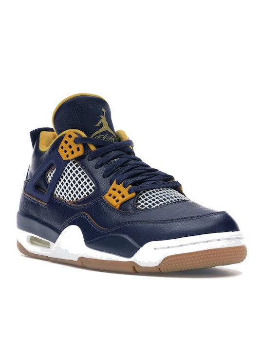 Air  4 Retro Dunk From Above Männliche Sneakers Blau