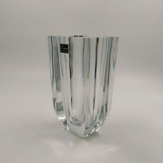 Vază Cristalină Transparentă 22x12xÎnălțime 9.5cm