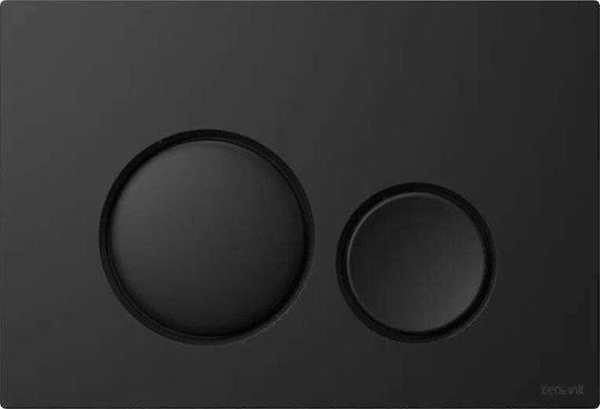 Alcadrain Built-in Plastic Toilet Flush Rectangular Low Pressure Black