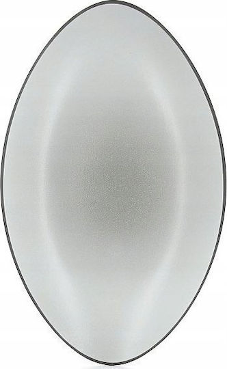 Revol Oval Porcelain Grey Serving Platter 35x22.3cm