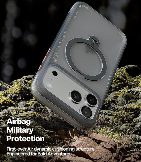 Калъф Torras Ostand Spin Air Q3 Magsafe Стойка Черен За iPhone 18 Pro Max/17 Pro Max