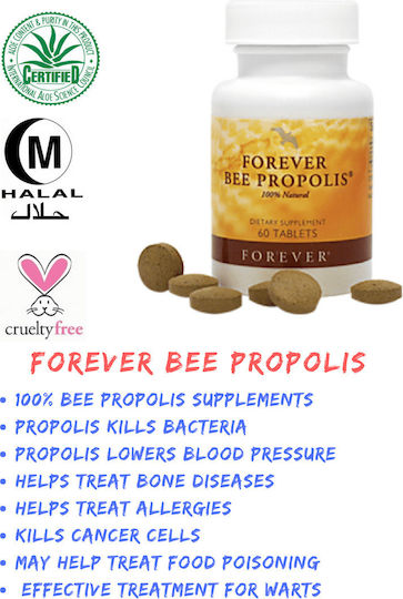 Forever Bee Propolis 60 Chewable Tablets