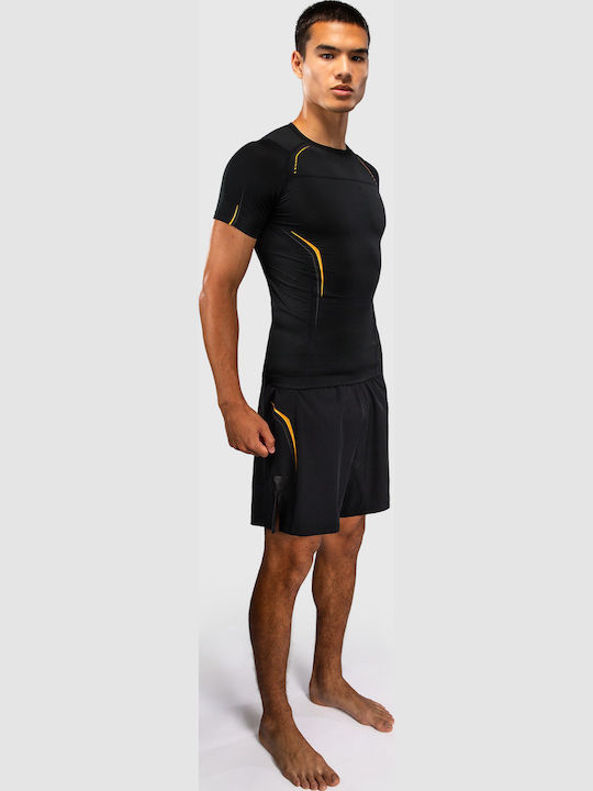 Venum Men's Short Sleeve Shirt VENUM-06390-126 for Jiu-Jitsu / MMA Black