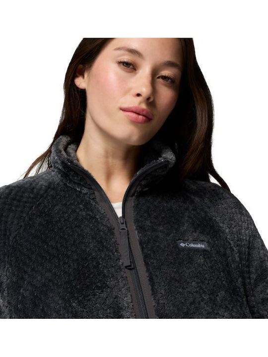 Kurze Damen Sportliche Strickjacke Grau
