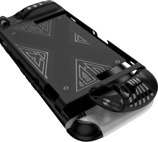 Strado Hülle Nintendo Switch 2 2025 Silikon Kickstand 3-teilig Schwarzer Schutzständer