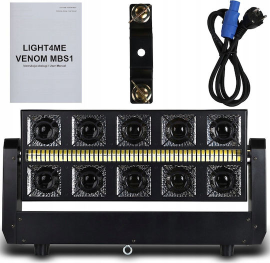Light4me Лъч LED DMX RGBW Червен