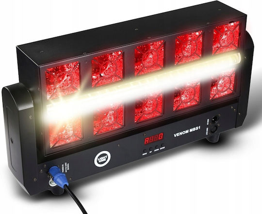 Light4me Лъч LED DMX RGBW Червен