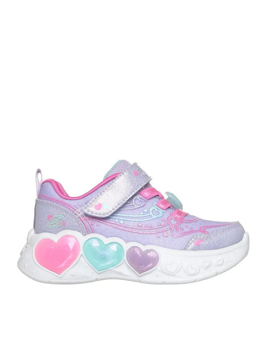 Heart Lights Kinder Sneaker mit Lichtern Lila