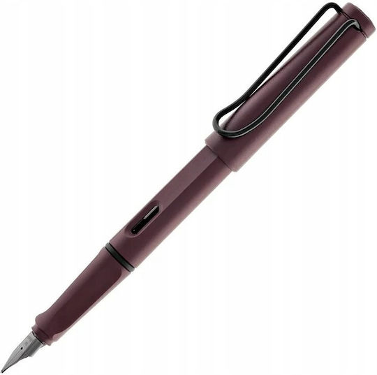 Lamy Safari Fountain Pen Purple Plastic with Purple Ink